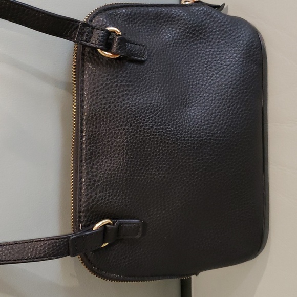 Anne Klein Small Crossbody Shoulder bag. Faux Pebble leather wallet slots - Picture 6 of 12